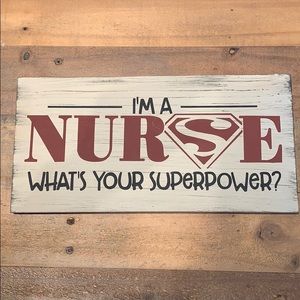 Nurse superpower decor